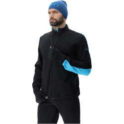 UYN Spire Softshelljacke Herren black/blue danube XXL