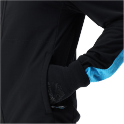 UYN Spire Softshelljacke Herren black/blue danube XXL