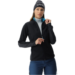 UYN Spire Softshelljacke Damen black/blue danube XS