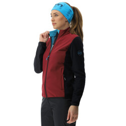 UYN Spire Softshelljacke Damen sofisticated red/black L