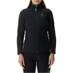 UYN Spire Softshellweste Damen black/blue danube XS