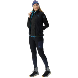 UYN Spire Softshellweste Damen black/blue danube XS
