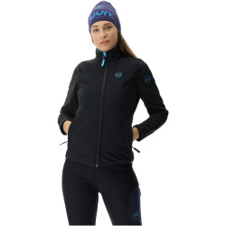 UYN Spire Softshellweste Damen black/blue danube XS