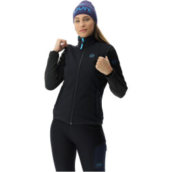 UYN Spire Softshellweste Damen black/blue danube XS