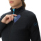 UYN Ridge 2nd Layer Ski-Funktionsshirt Damen black/cloud melange XS