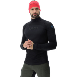 UYN Nival 2nd Layer langarm Ski-Funktionsshirt Herren black/charcoal S