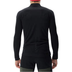 UYN Nival 2nd Layer langarm Ski-Funktionsshirt Herren black/charcoal S