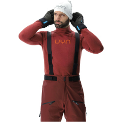 UYN Nival 2nd Layer langarm Ski-Funktionsshirt Herren sofisticated red/orange shiny S