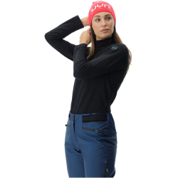 UYN Nival 2nd Layer langarm Ski-Funktionsshirt Damen black/charcoal XS