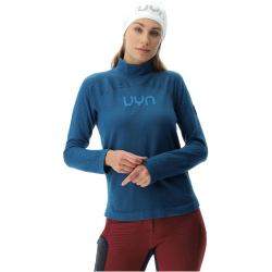 UYN Nival 2nd Layer langarm Ski-Funktionsshirt Damen blue poseidon/atlantic XS
