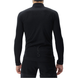UYN Nival 2nd Layer 1/2-Zip Ski-Funktionsshirt Herren black/charcoal S