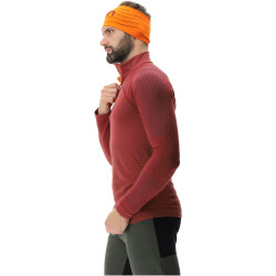 UYN Nival 2nd Layer 1/2-Zip Ski-Funktionsshirt Herren sofisticated red/orange shiny XXL