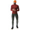 UYN Nival 2nd Layer 1/2-Zip Ski-Funktionsshirt Herren sofisticated red/orange shiny XXL