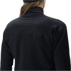 UYN Nival 2nd Layer 1/2-Zip Ski-Funktionsshirt Damen black/charcoal XS