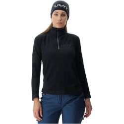 UYN Nival 2nd Layer 1/2-Zip Ski-Funktionsshirt Damen black/charcoal XS