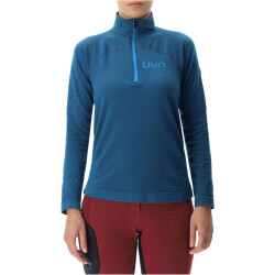 UYN Nival 2nd Layer 1/2-Zip Ski-Funktionsshirt Damen blue...