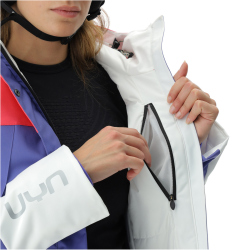 UYN Natyon Snowqueen Full-Zip Skijacke Damen pink yarrow/blue iris/optical white XS