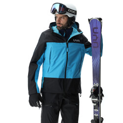 UYN Impervious Full-Zip Ski-Jacke Herren black/blue danube S