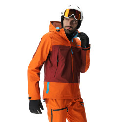 UYN Impervious Full-Zip Ski-Jacke Herren scarlet ibis/sofisticated red S