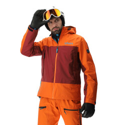 UYN Impervious Full-Zip Ski-Jacke Herren scarlet ibis/sofisticated red S