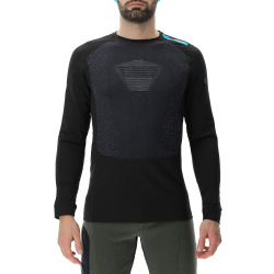 UYN Crossover langarm Trainingsshirt Herren black/black S