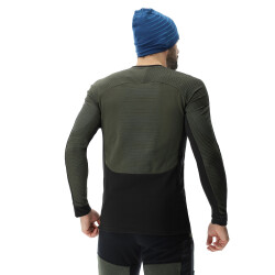 UYN Crossover langarm Trainingsshirt Herren deep forest/black S