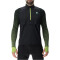 UYN Running Exceleration Windproof Zip-Up Laufshirt Herren black/lime M