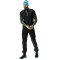 UYN Running Exceleration Windproof Zip-Up Laufshirt Herren black/lime M