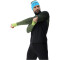 UYN Running Exceleration Windproof Zip-Up Laufshirt Herren black/lime M