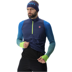 UYN Running Exceleration Windproof Zip-Up Laufshirt Herren lapis/lime S