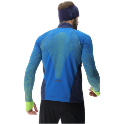 UYN Running Exceleration Windproof Zip-Up Laufshirt Herren lapis/lime S