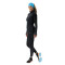 UYN Running Exceleration Wind Zip-Up Laufshirt Damen black/cloud M