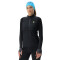UYN Running Exceleration Wind Zip-Up Laufshirt Damen black/cloud M