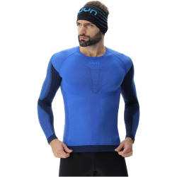 UYN Running PB42 langarm Laufshirt Herren strong blue/peacot S