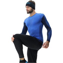 UYN Running PB42 langarm Laufshirt Herren strong blue/peacot S