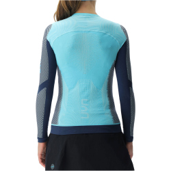 UYN Running PB42 langarm Laufshirt Damen blue radiance/peacot XS