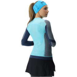 UYN Running PB42 langarm Laufshirt Damen blue radiance/peacot M