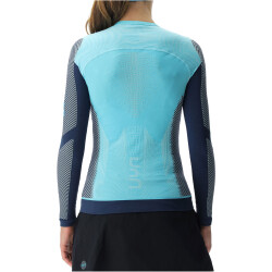 UYN Running PB42 langarm Laufshirt Damen blue radiance/peacot M