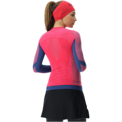 UYN Running PB42 langarm Laufshirt Damen purple/true navy XS