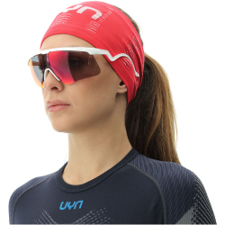 UYN Vibe Stirnband geranium/white 2 (59-63 cm)