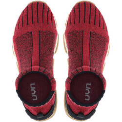 UYN Urquiola Urban Socken-Schuh mit beigefarbiger Sohle Damen wine melange 35
