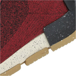 UYN Urquiola Urban Socken-Schuh mit beigefarbiger Sohle Damen wine melange 35