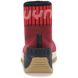 UYN Urquiola Urban Socken-Schuh mit beigefarbiger Sohle Damen wine melange 35