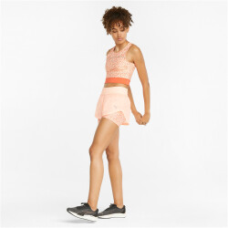 PUMA Run High Shine Trainingsshirt Damen firelight XS