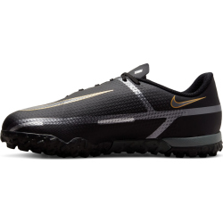NIKE Phantom GT2 Academy TF Multinocken-Fu&szlig;ballschuhe Kinder black/mtlc dark grey-metallic gold 32
