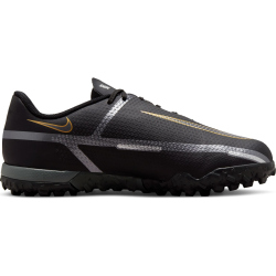 NIKE Phantom GT2 Academy TF Multinocken-Fu&szlig;ballschuhe Kinder black/mtlc dark grey-metallic gold 32