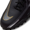 NIKE Phantom GT2 Academy TF Multinocken-Fu&szlig;ballschuhe Kinder black/mtlc dark grey-metallic gold 32