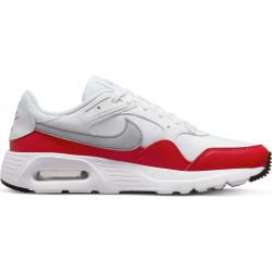 NIKE Air Max SC Sneaker Herren white/wolf grey-university red-black 49.5