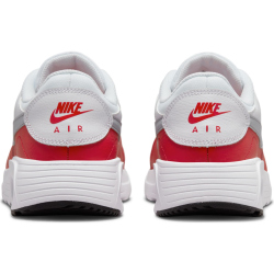 NIKE Air Max SC Sneaker Herren white/wolf grey-university red-black 40