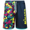 MIKASA Beachvolleyball Shorts Camouflage Herren navy/gelb XXL